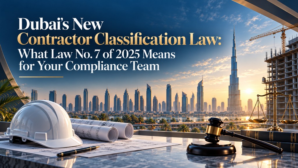 Dubai's New Contractor Classification Law: What Law No. 7 of 2025 Means for Your Compliance Team